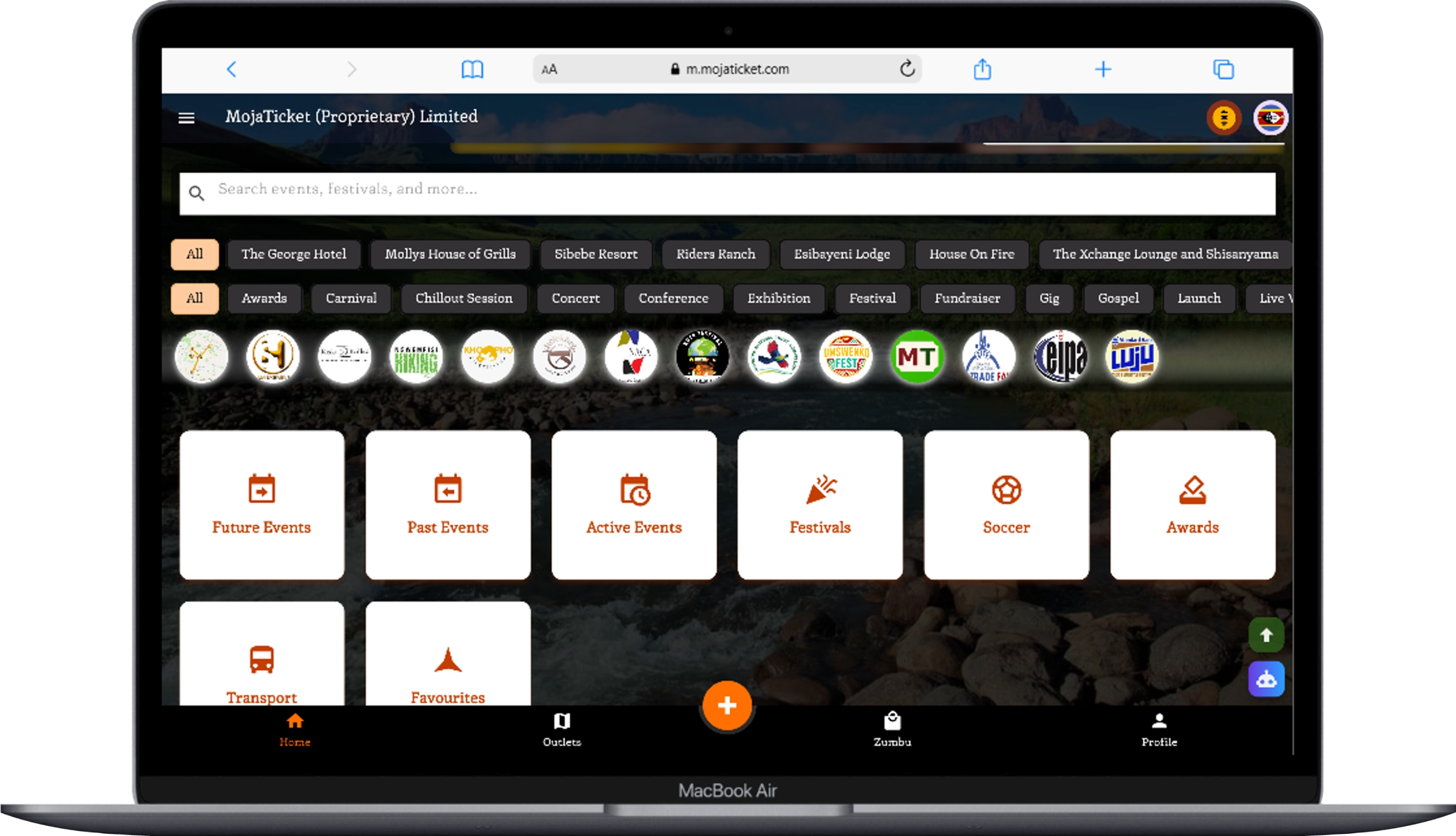 MojaTicket Platform